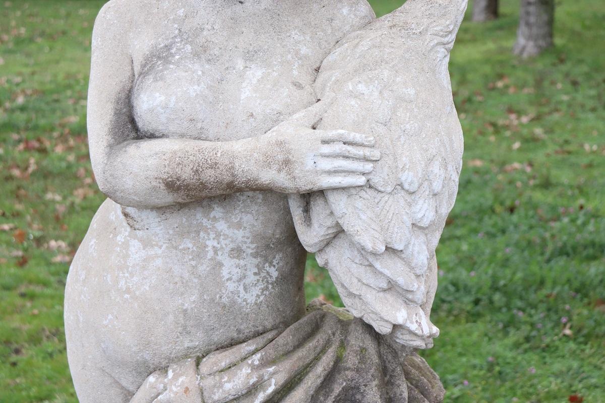 Début du 20ème siècle Grande statue de jardin italienne du début du 20e siècle 