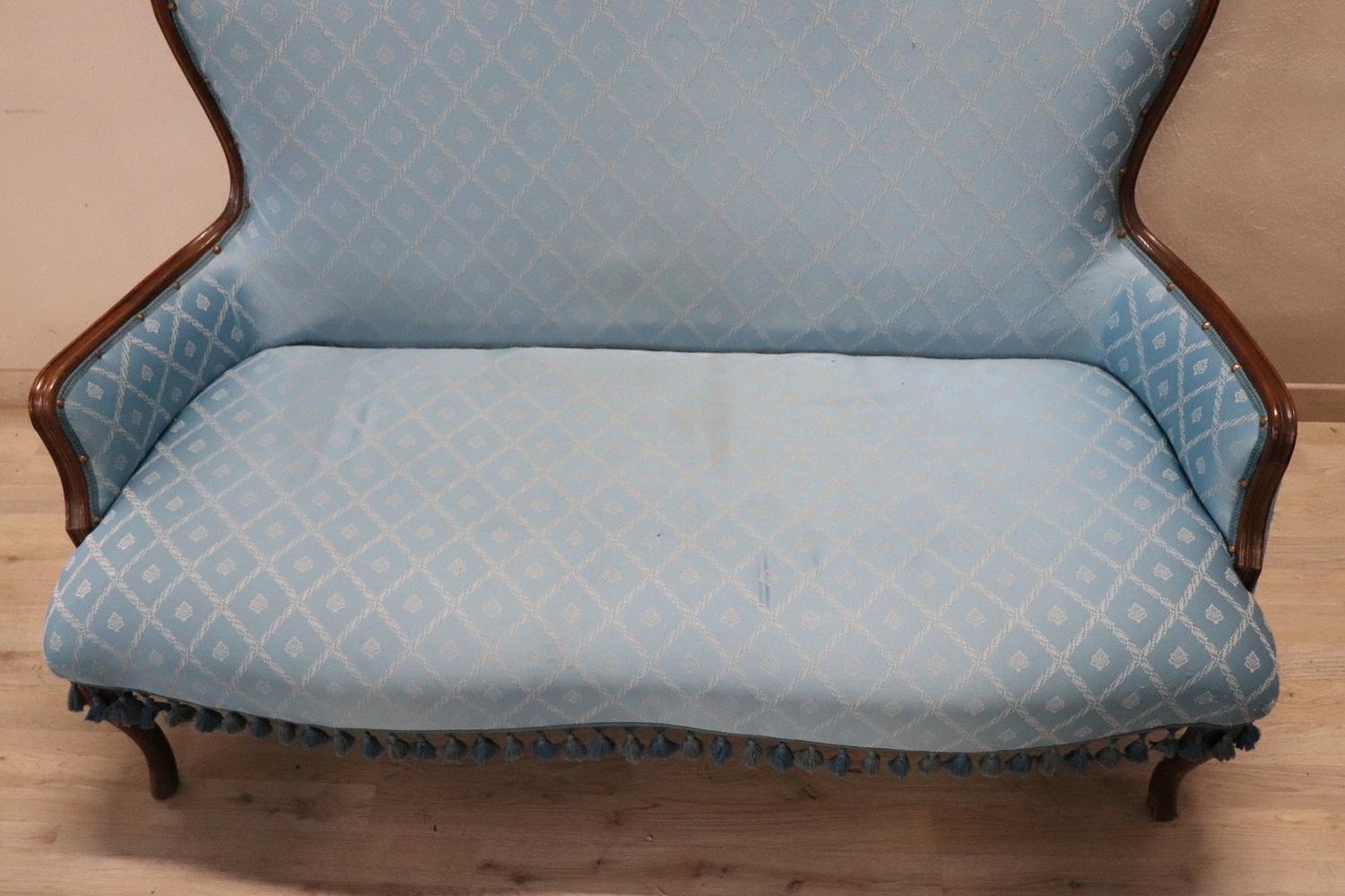 Italienische Louis Philippe-Stil-Wohnzimmergarnitur oder Salon-Suite aus dem frühen 20. im Zustand „Gut“ im Angebot in Casale Monferrato, IT