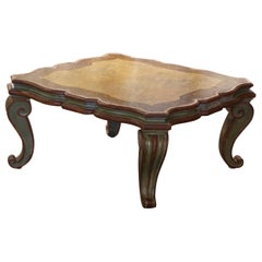 Italienischer Louis XV Couchtisch mit Schnitzereien aus dem frühen 20.