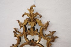 Early 20th Century Italian Louis XV Style Carved and Gilded Wood Wall Mirror