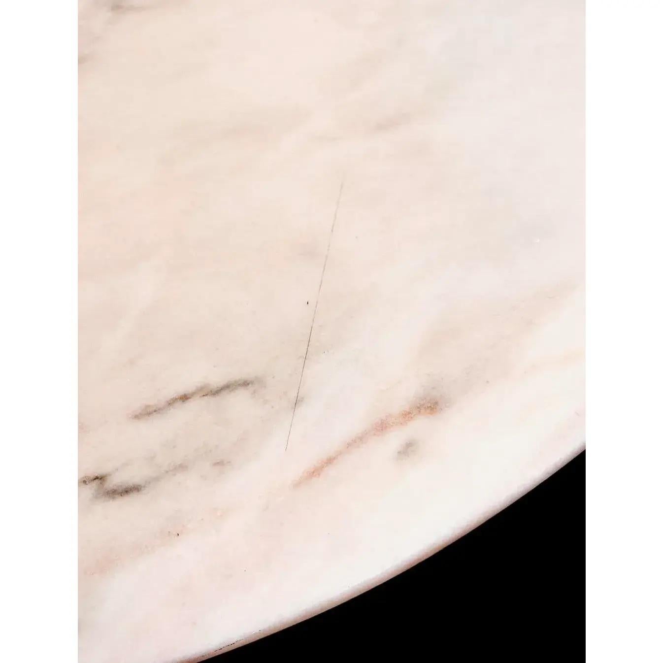 Early 20th Century Italian Mahogany Art Deco Marble Top Dining Table For Sale 5