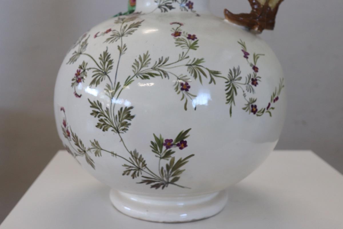 Vase en céramique italien Majestic du début du 20e siècle en vente 11