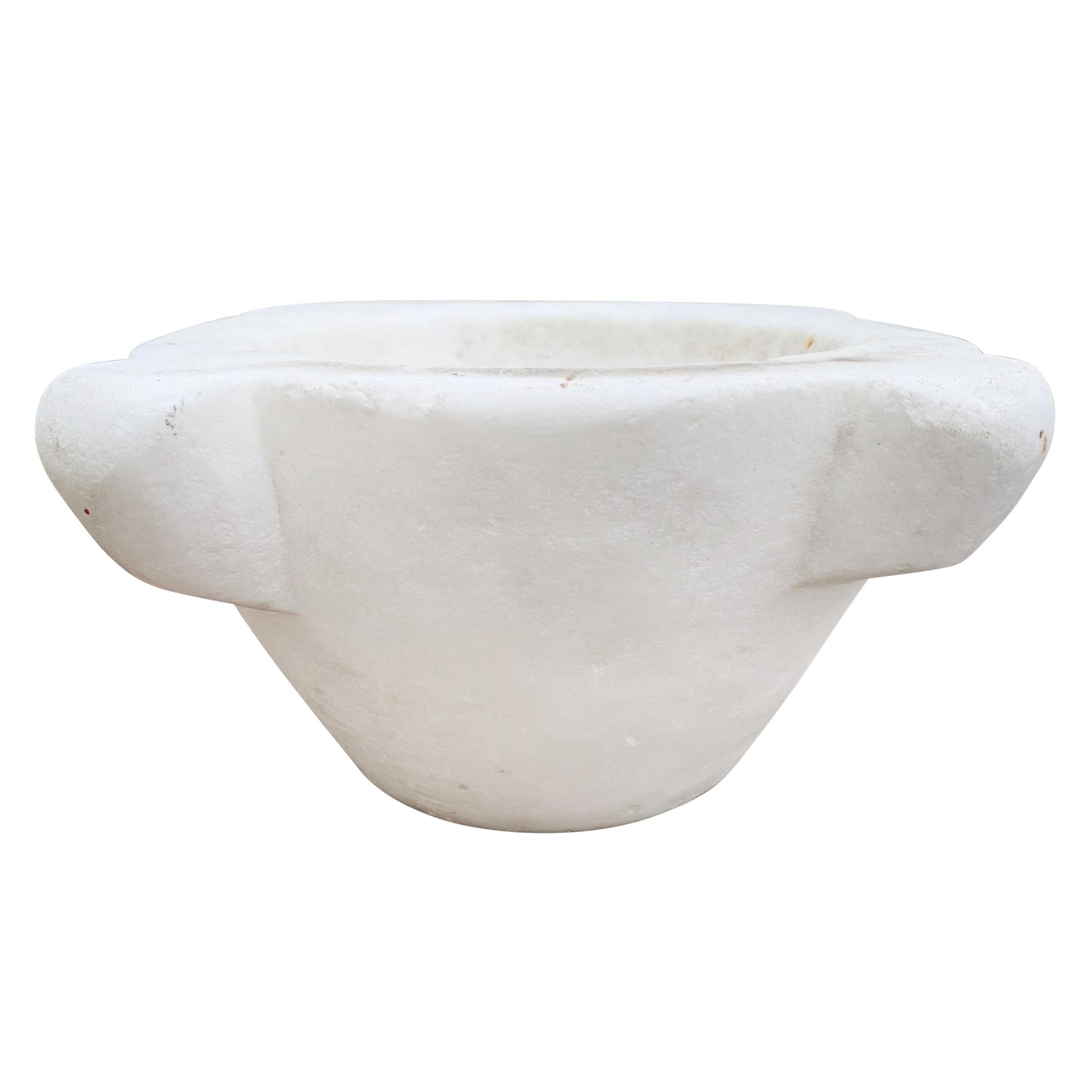 Early 20th Century Italian Marble Mortar 1