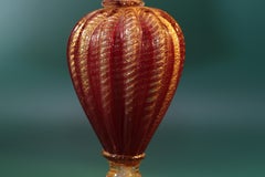 Early 20th Century Italian Murano Glass Art Lamp