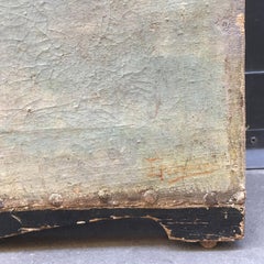 Early 20th Century Italian Neoclassical Style Oil on Canvas Double Leaf Paravent