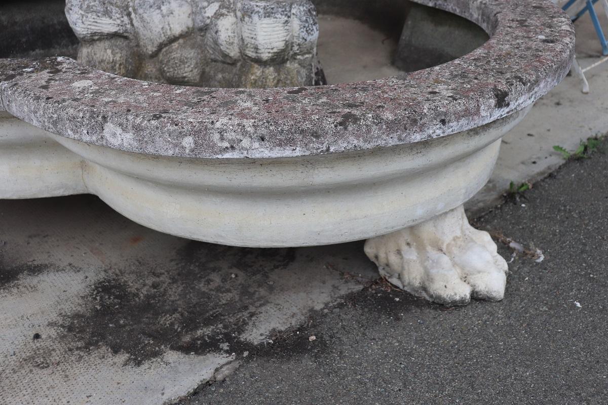 Early 20th Century Italian Rare Neoclassical Garden Large Fountains, Set of 2 For Sale 10