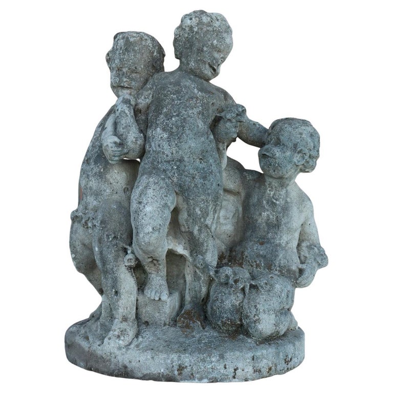 Early 20th Century Italian Rare Vicenza Stone Garden Statue For Sale at ...