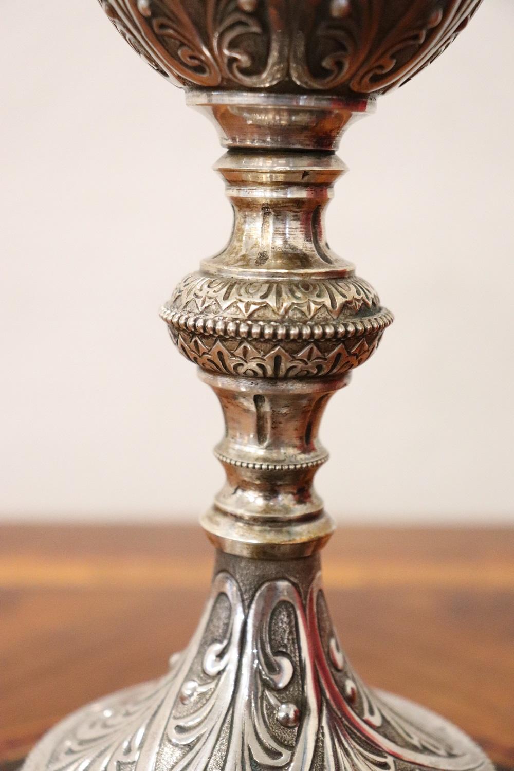 Mid-20th Century Early 20th Century Italian Sterling Silver Chalice For Sale