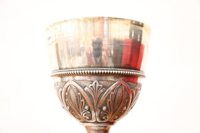 Early 20th Century Italian Sterling Silver Chalice For Sale 1