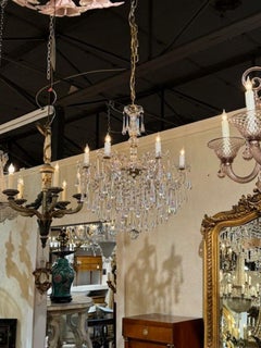 Early 20th Century Italian Teardrop Chandelier