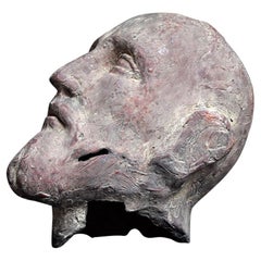 Early 20th Century Italian Terracotta Santos Head