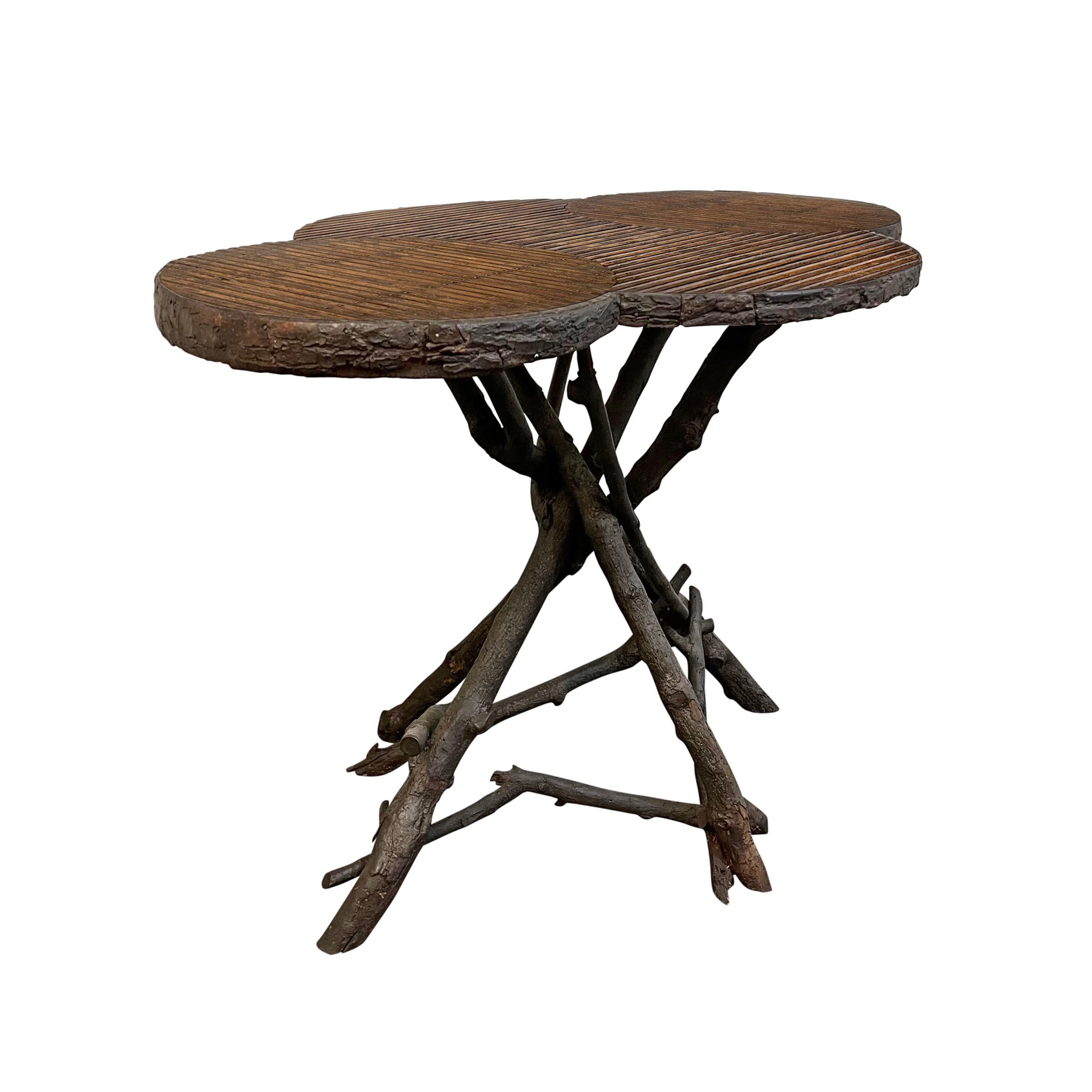 Wood Early 20th Century Italian Tyrolean Twig Table