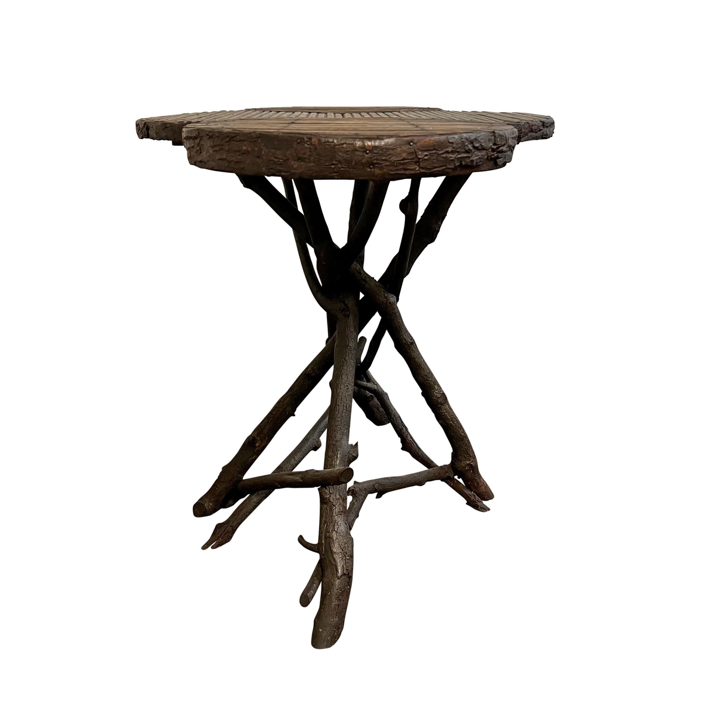 Early 20th Century Italian Tyrolean Twig Table 1