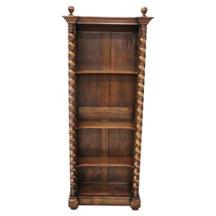Early 20th Century Italian Walnut Small Bookcase