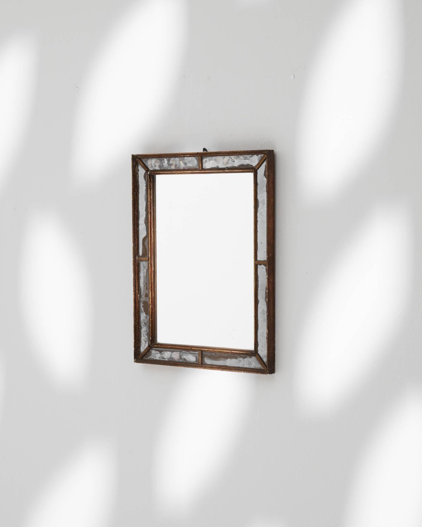 Miroir en bois italien du début du 20e siècle en vente 1