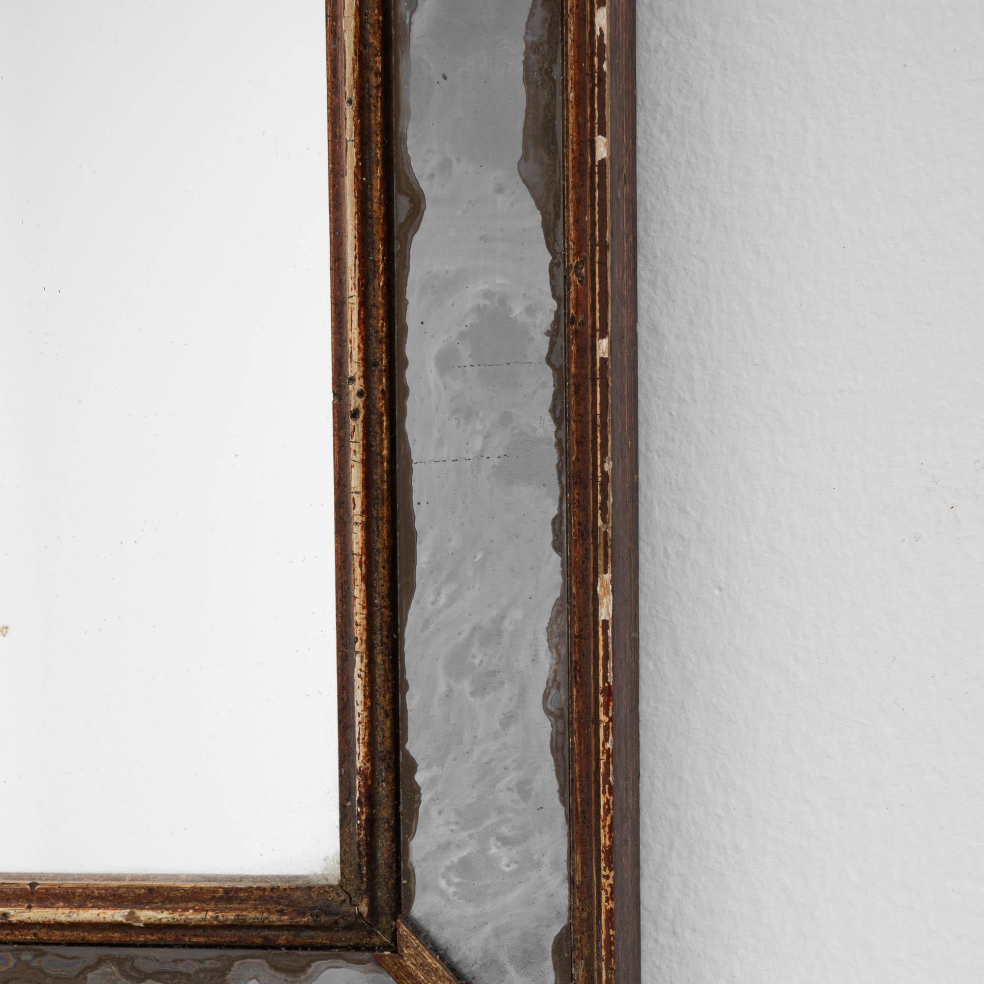 Early 20th Century Italian Wooden Mirror For Sale 6