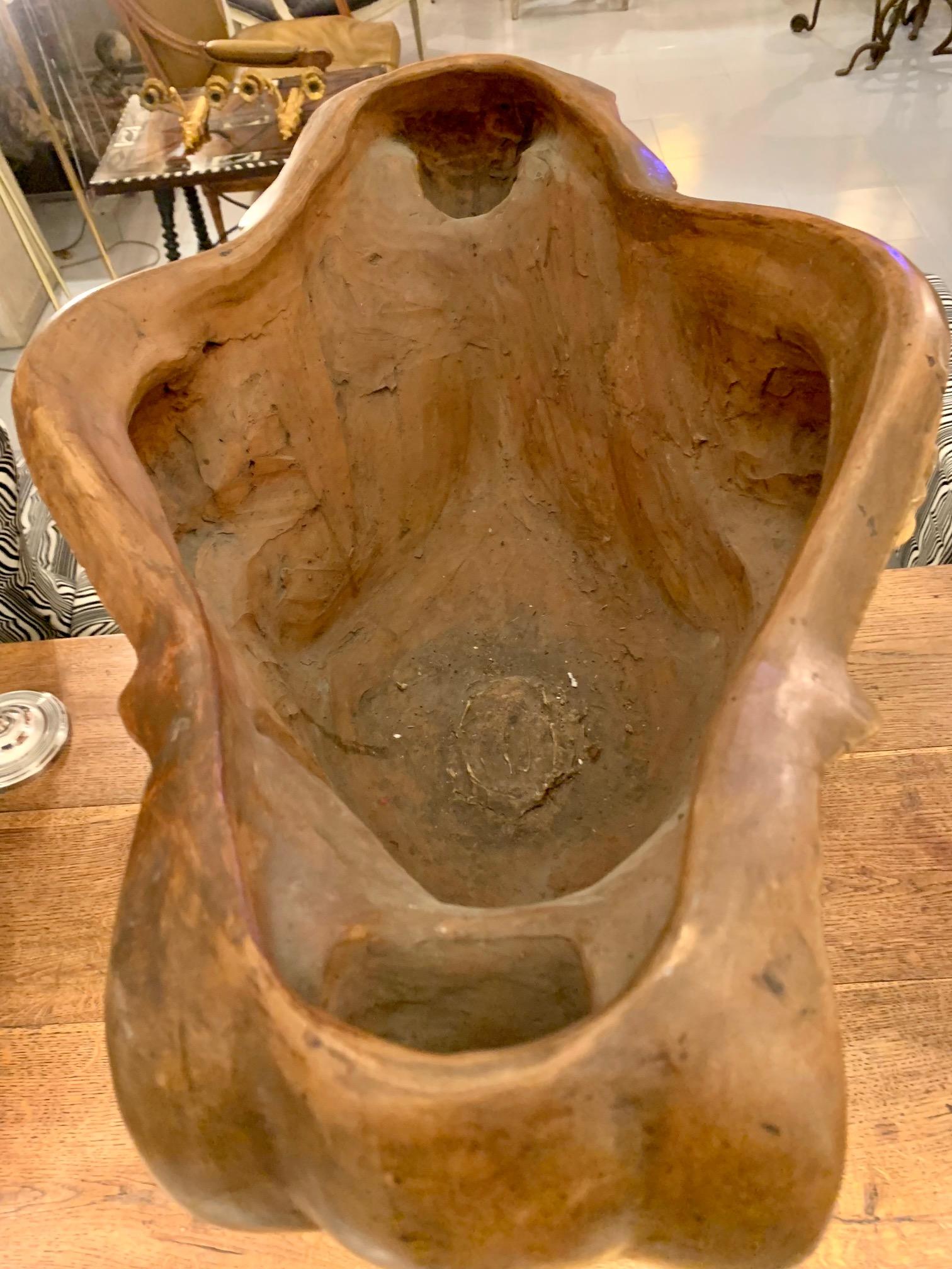 Dekorative Terrakotta-Vase/ Urne aus Italien, frühes 20. Jahrhundert im Angebot 3