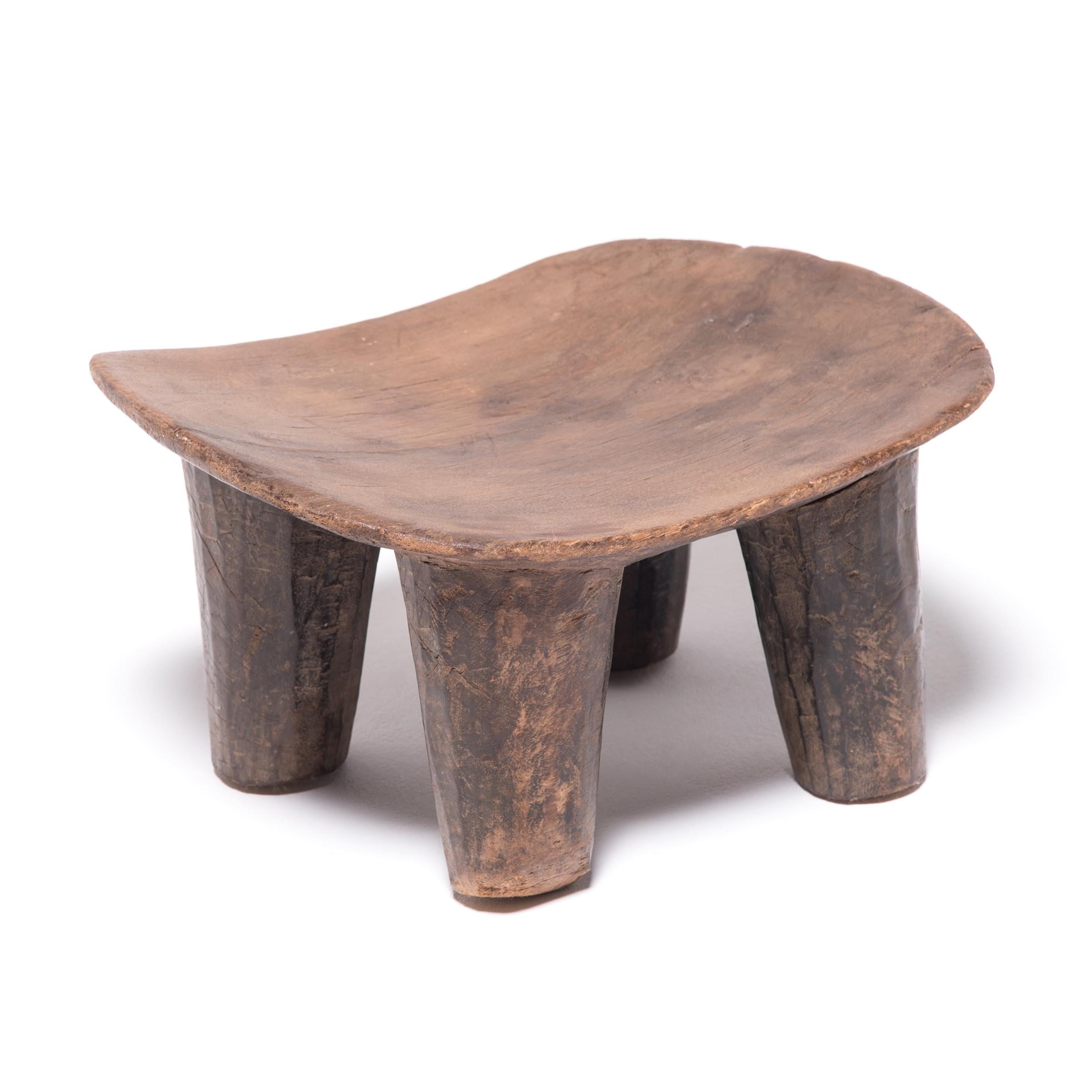 Early 20th Century Ivorian Senufo Stool In Good Condition In Chicago, IL