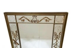 Early 20th Century Jansen Style Eglomise Mirror
