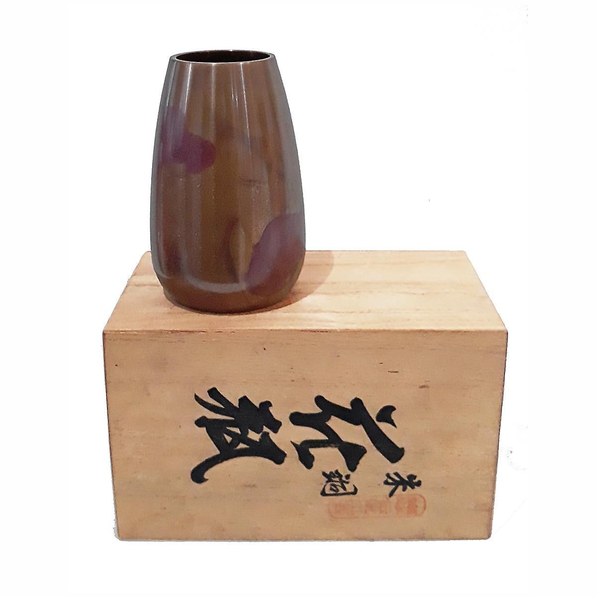 Early 20th Century Japanese Bronze Vase, Showa Period 5