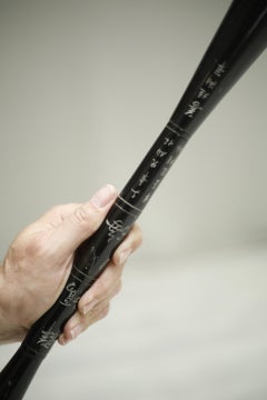 Early 20th Century Japanese Calligraphy Brush, Ebony