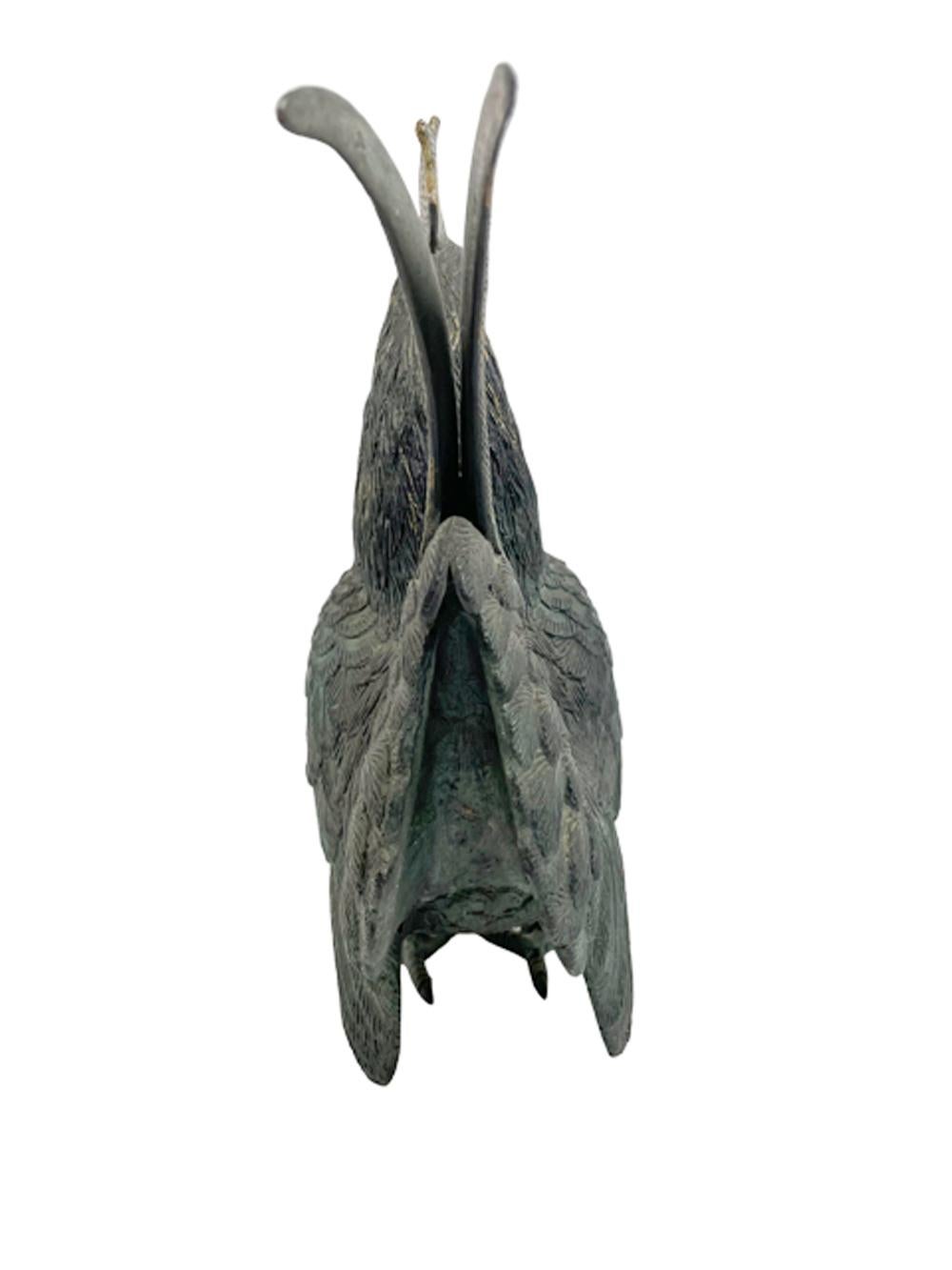 Japanische Bronzegussfigur eines Hahns aus dem frühen 20. im Angebot 1