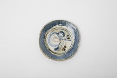 Early 20th Century Japanese Hand Painted Ceramic Abstract Motif Miro