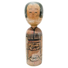 Early 20th Century Japanese "Kokeshi" Wood Doll