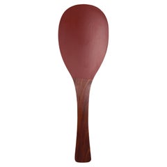 Early 20th Century Japanese Lacquered Wooden Spoon Shamoji