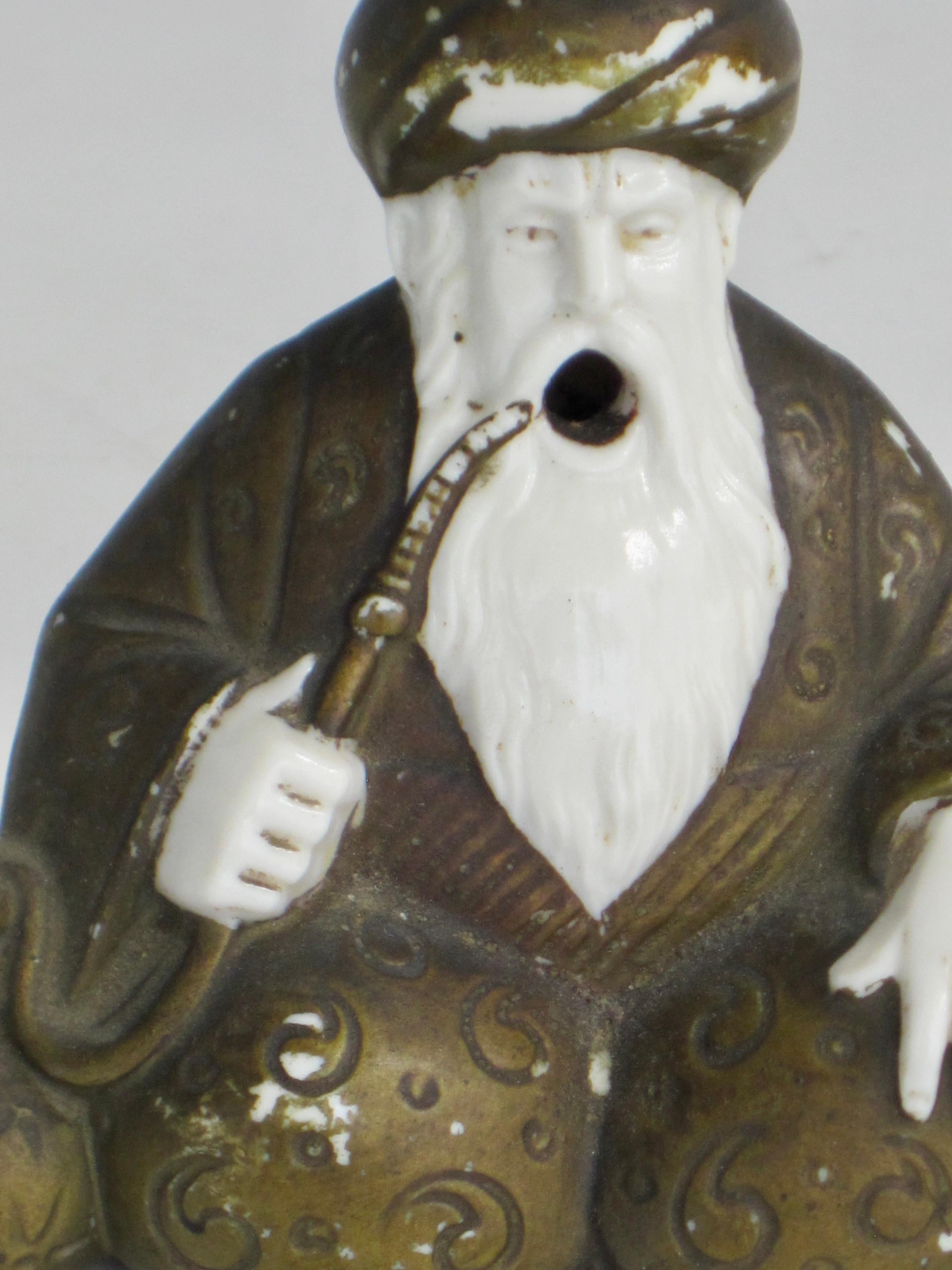 Early 20th Century Japanese Porcelain Incense Burner-Smoker Figurines For Sale 7