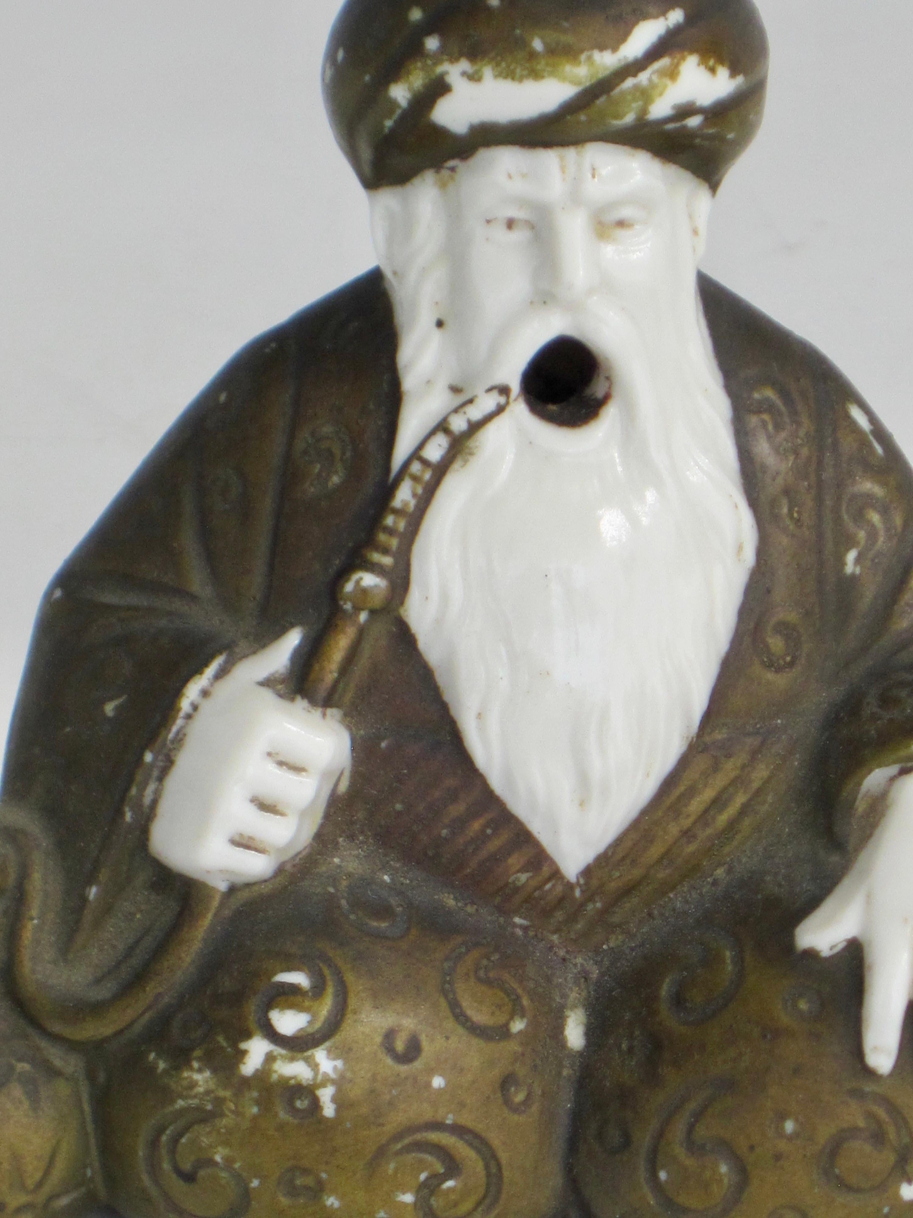 Figurine di incenso-fumatore in porcellana giapponese dei primi del Novecento in vendita 4