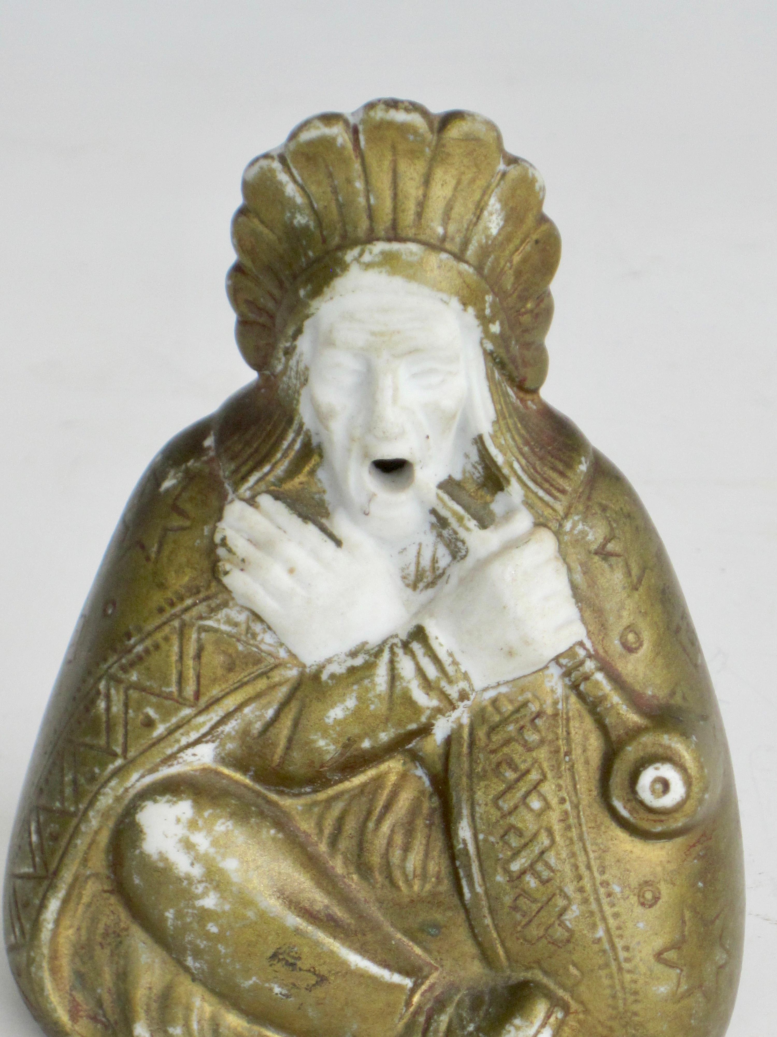 Figurine di incenso-fumatore in porcellana giapponese dei primi del Novecento in vendita 6