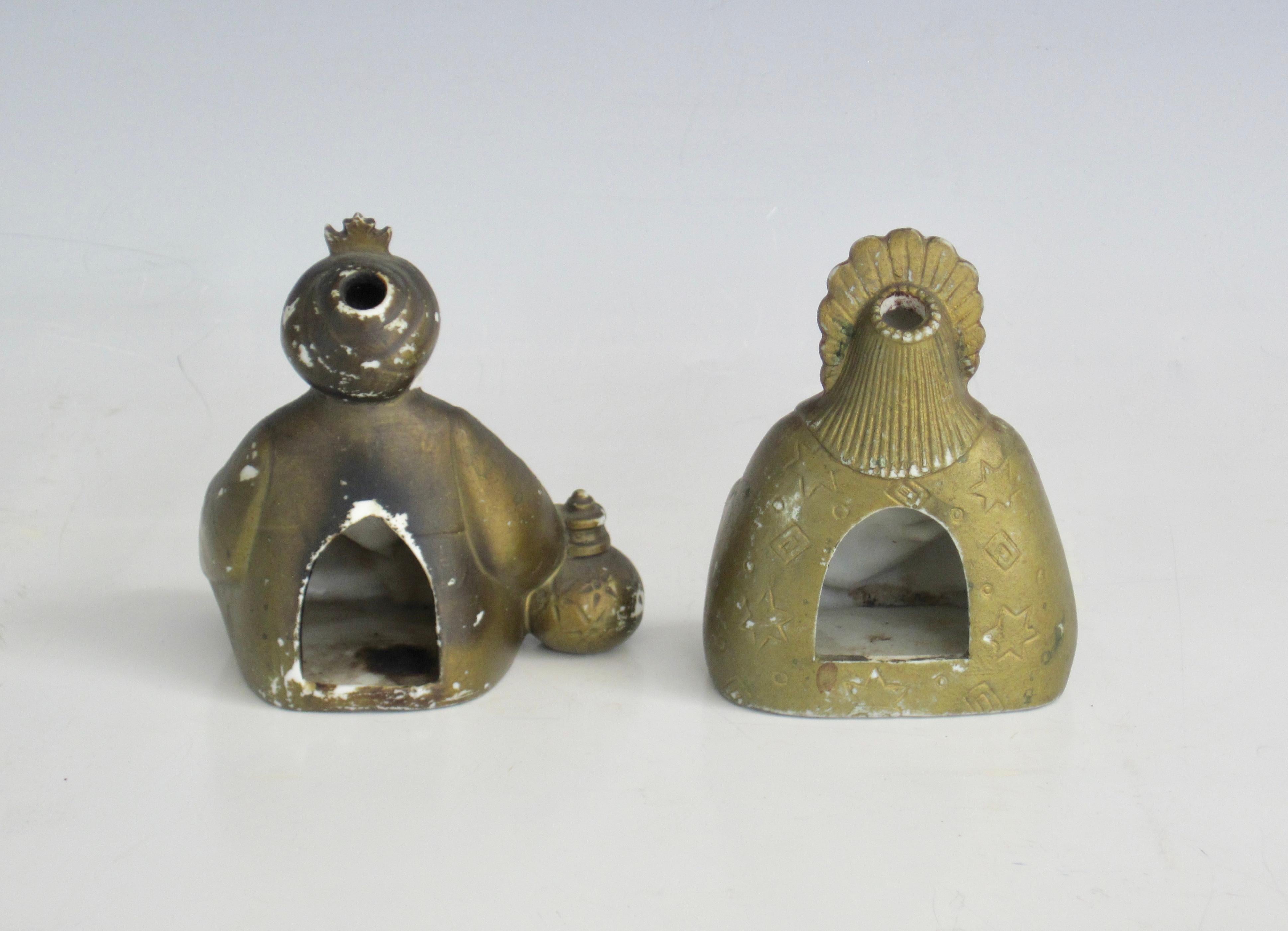 Figurine di incenso-fumatore in porcellana giapponese dei primi del Novecento In condizioni buone in vendita a Ferndale, MI