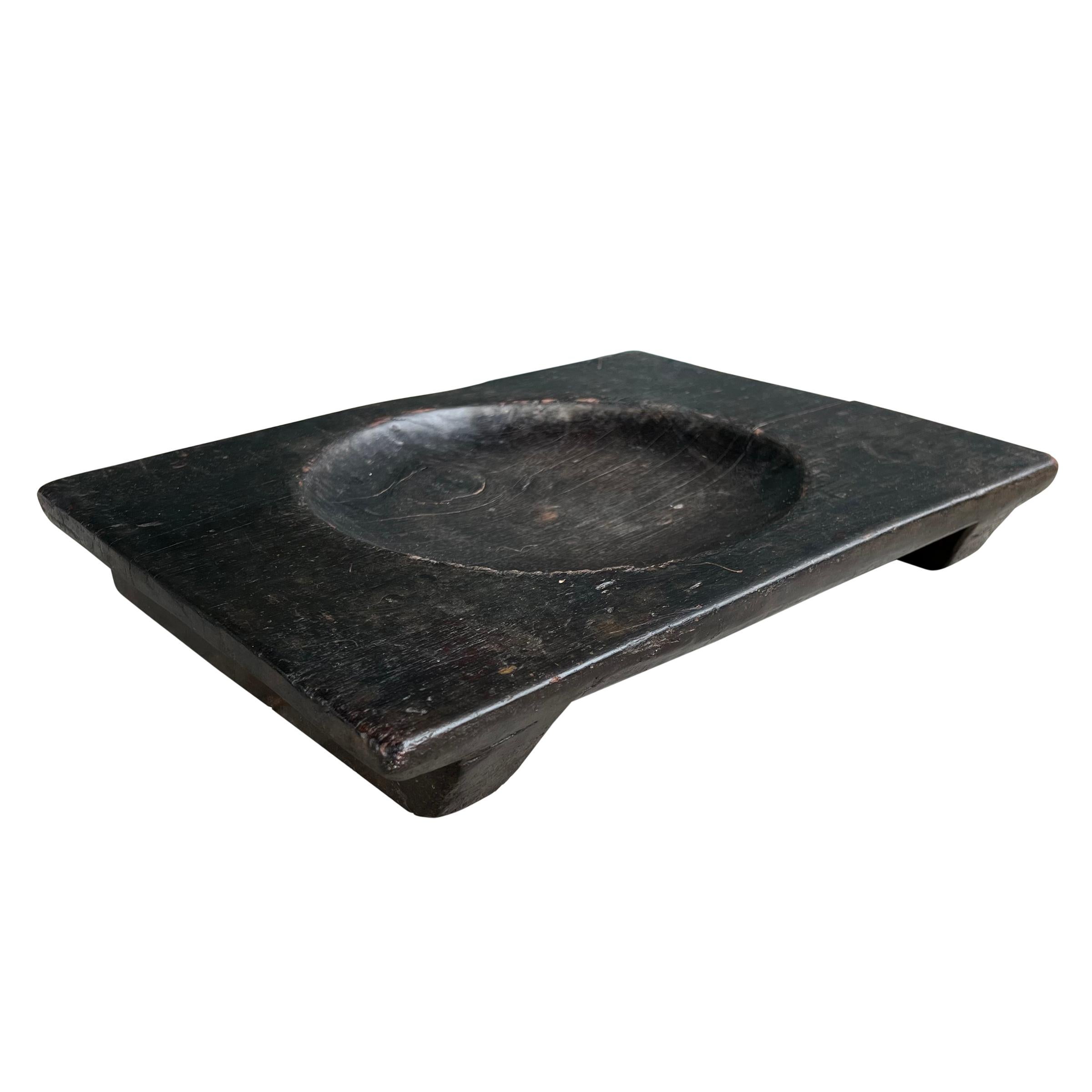 Hand-Carved Early 20th Century Japanese Tray For Sale