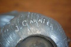 Early 20th Century Jean Garnier Pewter Chick Jug
