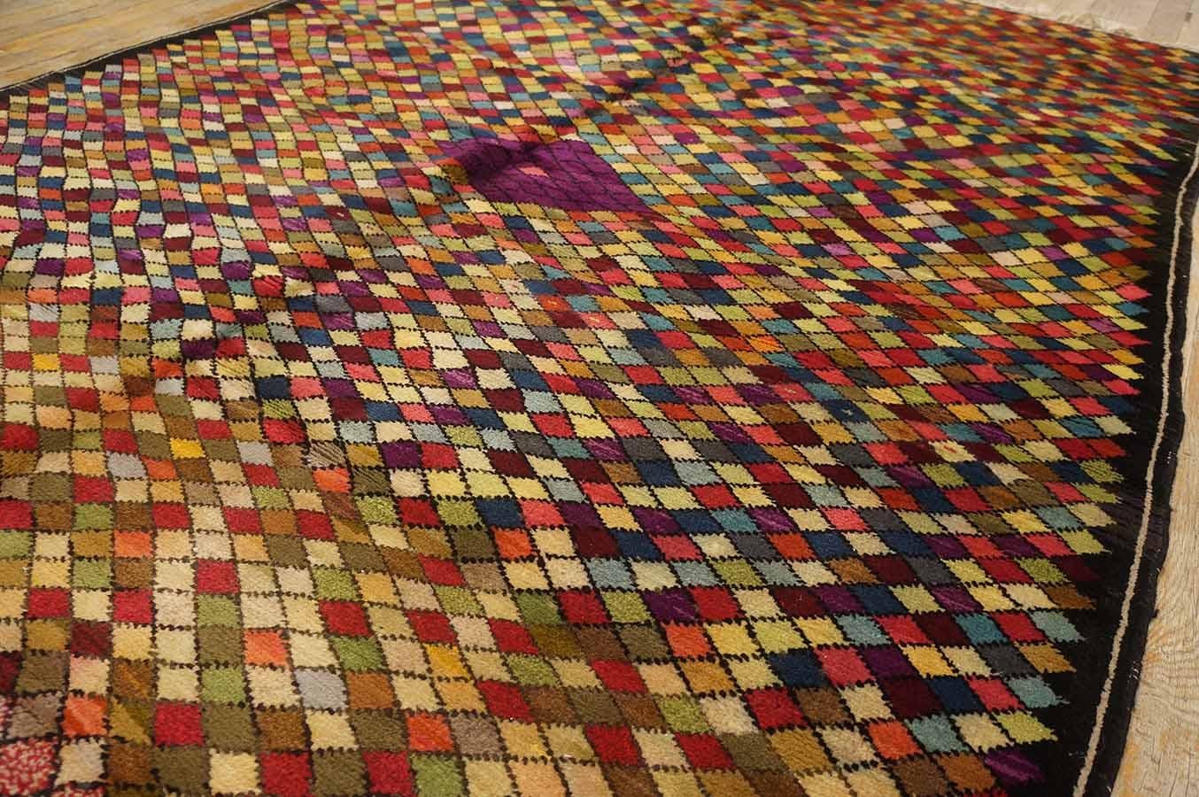 Early 20th Century Jerusalem Carpet ( 4'11