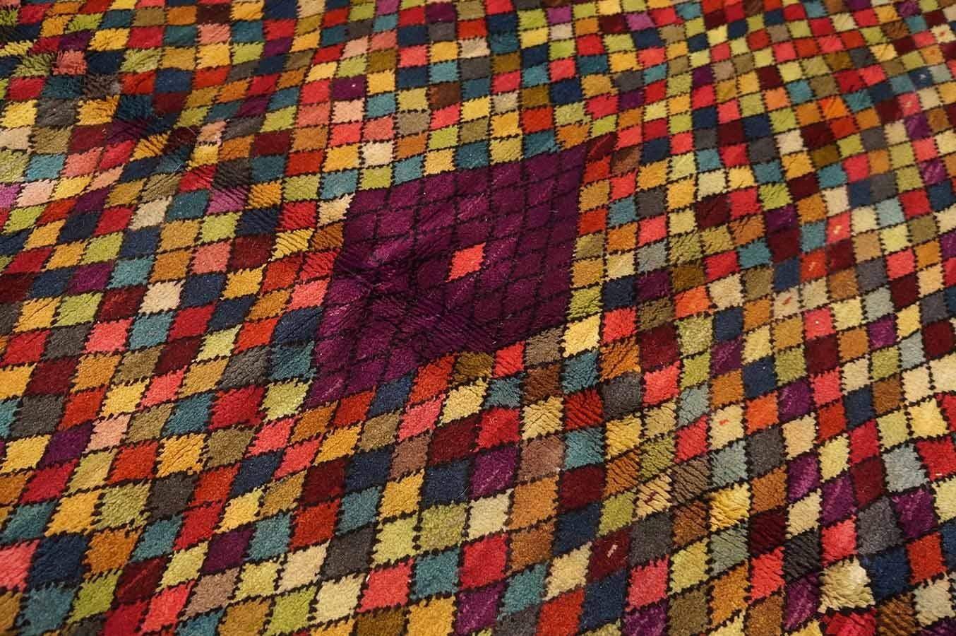 Early 20th Century Jerusalem Carpet ( 4'11
