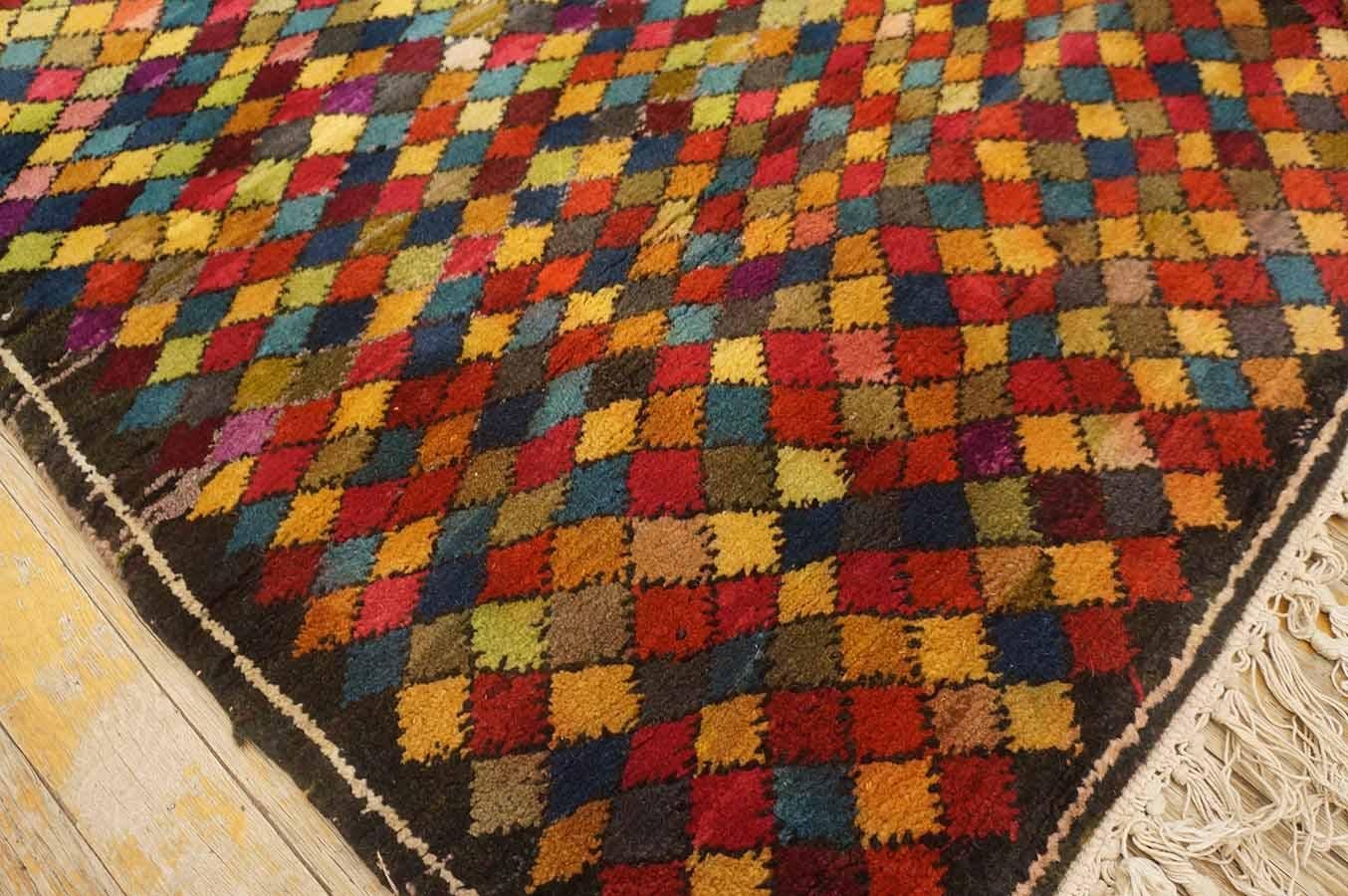 Early 20th Century Jerusalem Carpet ( 4'11