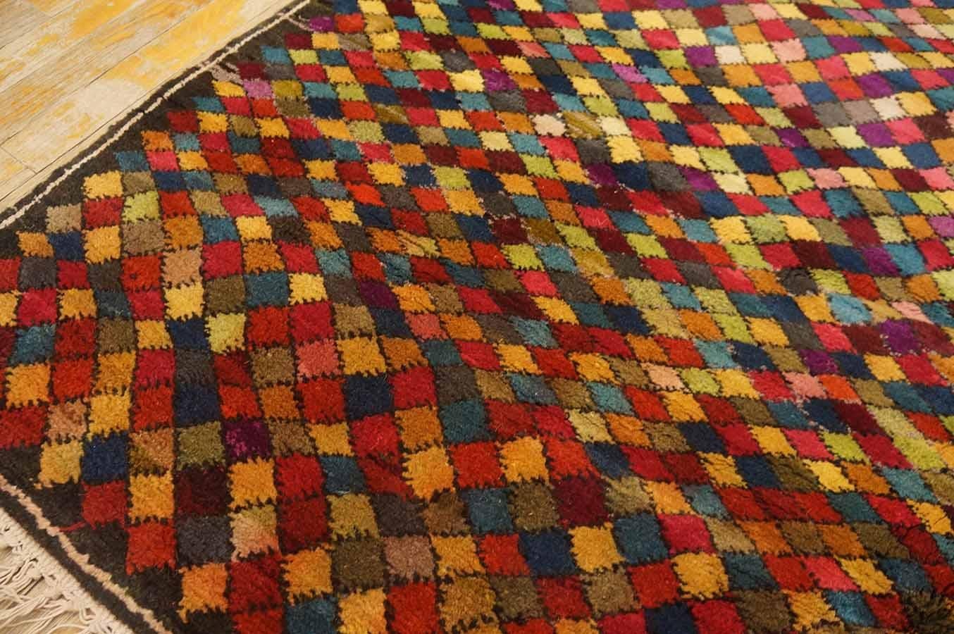 Hand-Knotted Early 20th Century Jerusalem Carpet ( 4'11