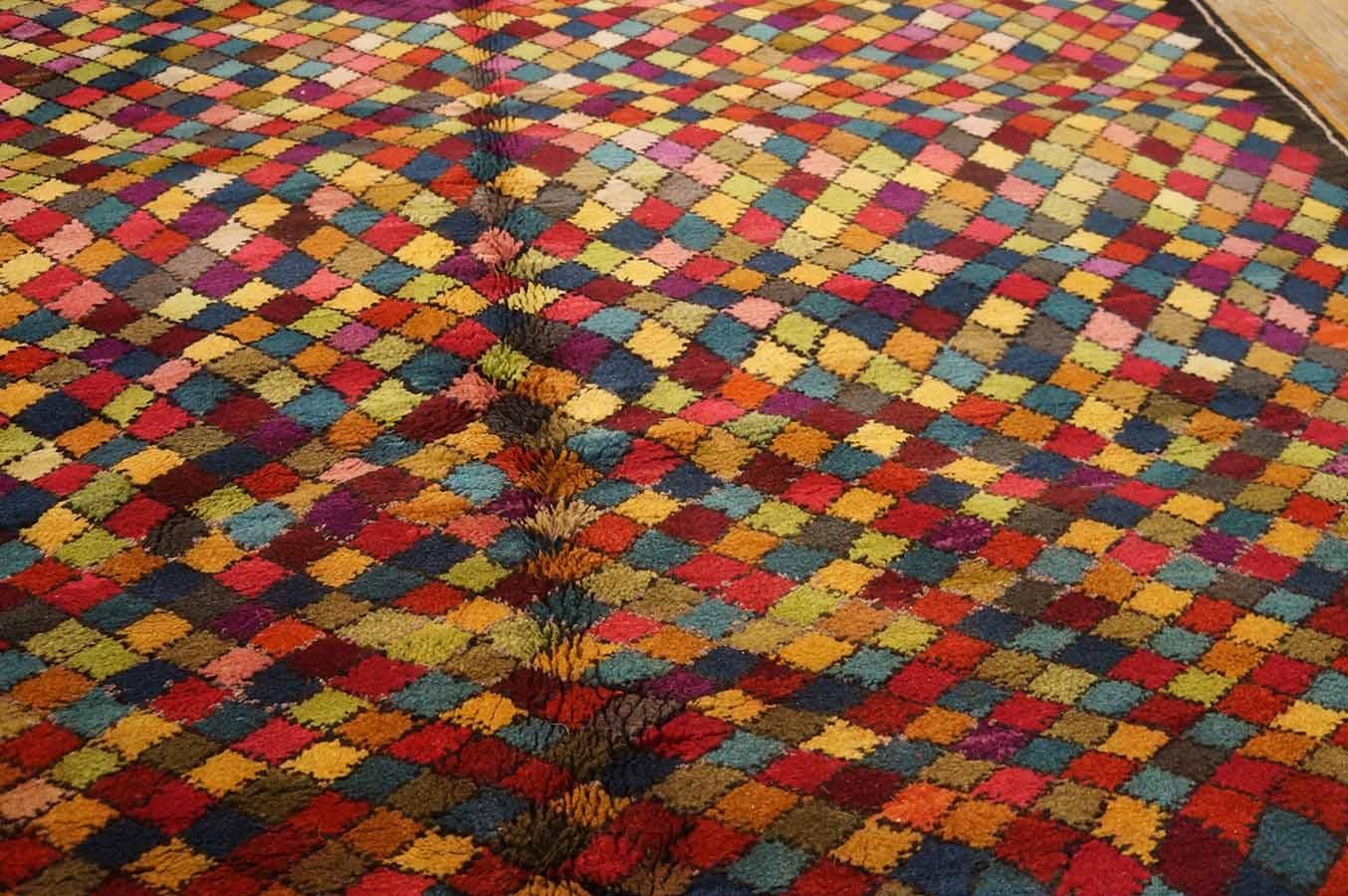 Early 20th Century Jerusalem Carpet ( 4'11