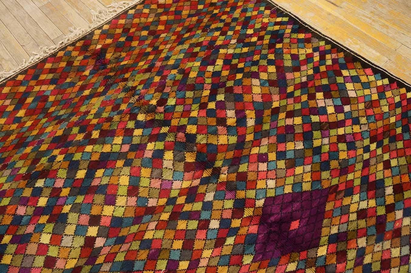 Early 20th Century Jerusalem Carpet ( 4'11