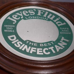 Early 20th Century Jeyes Fluid Advertising Mirror