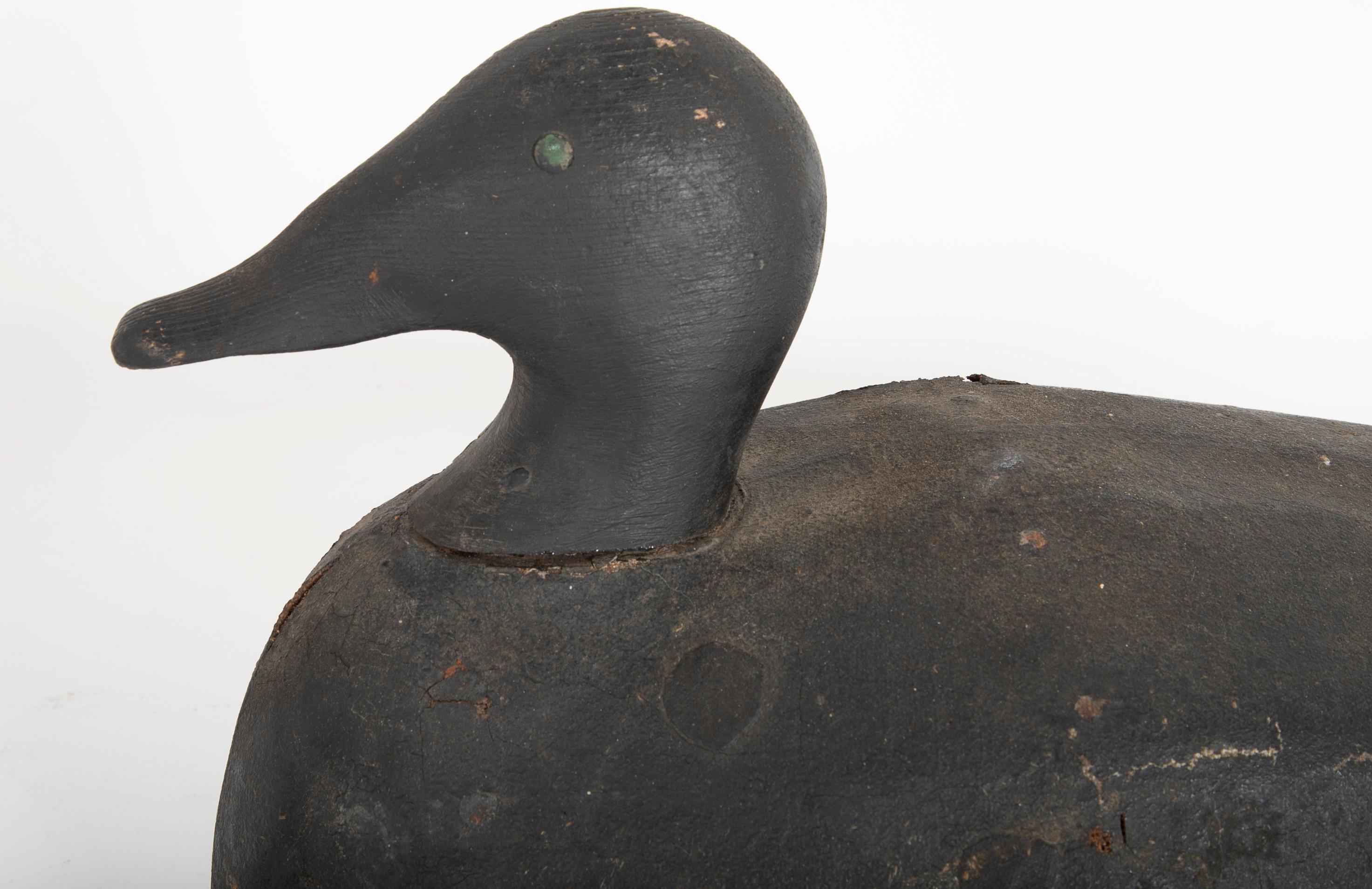 Early 20th Century Joe Lincoln Scoter Decoy For Sale 4