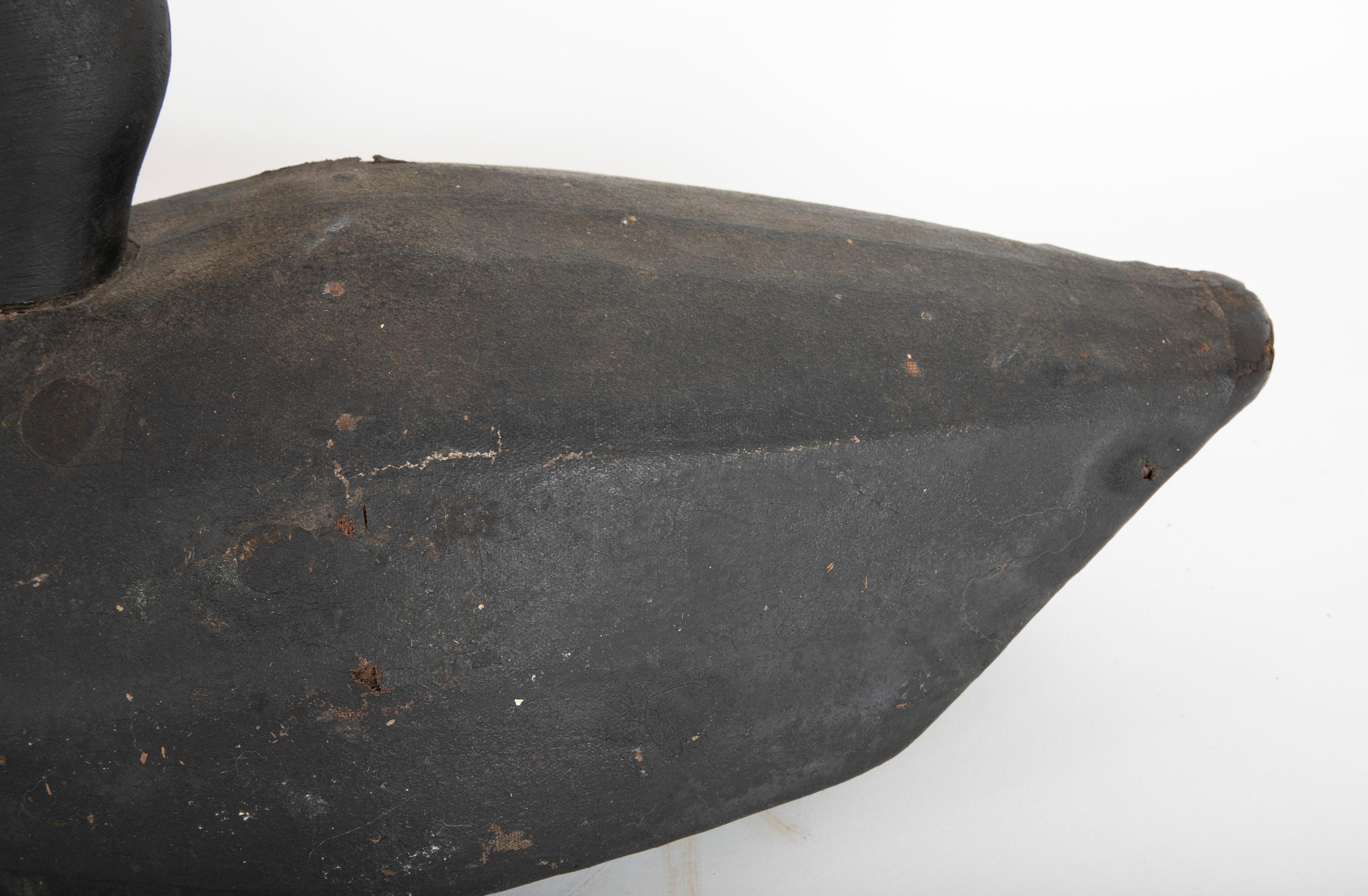 Early 20th Century Joe Lincoln Scoter Decoy For Sale 5