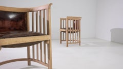 Early 20th Century Joseph Hoffman Armchairs, a Pair