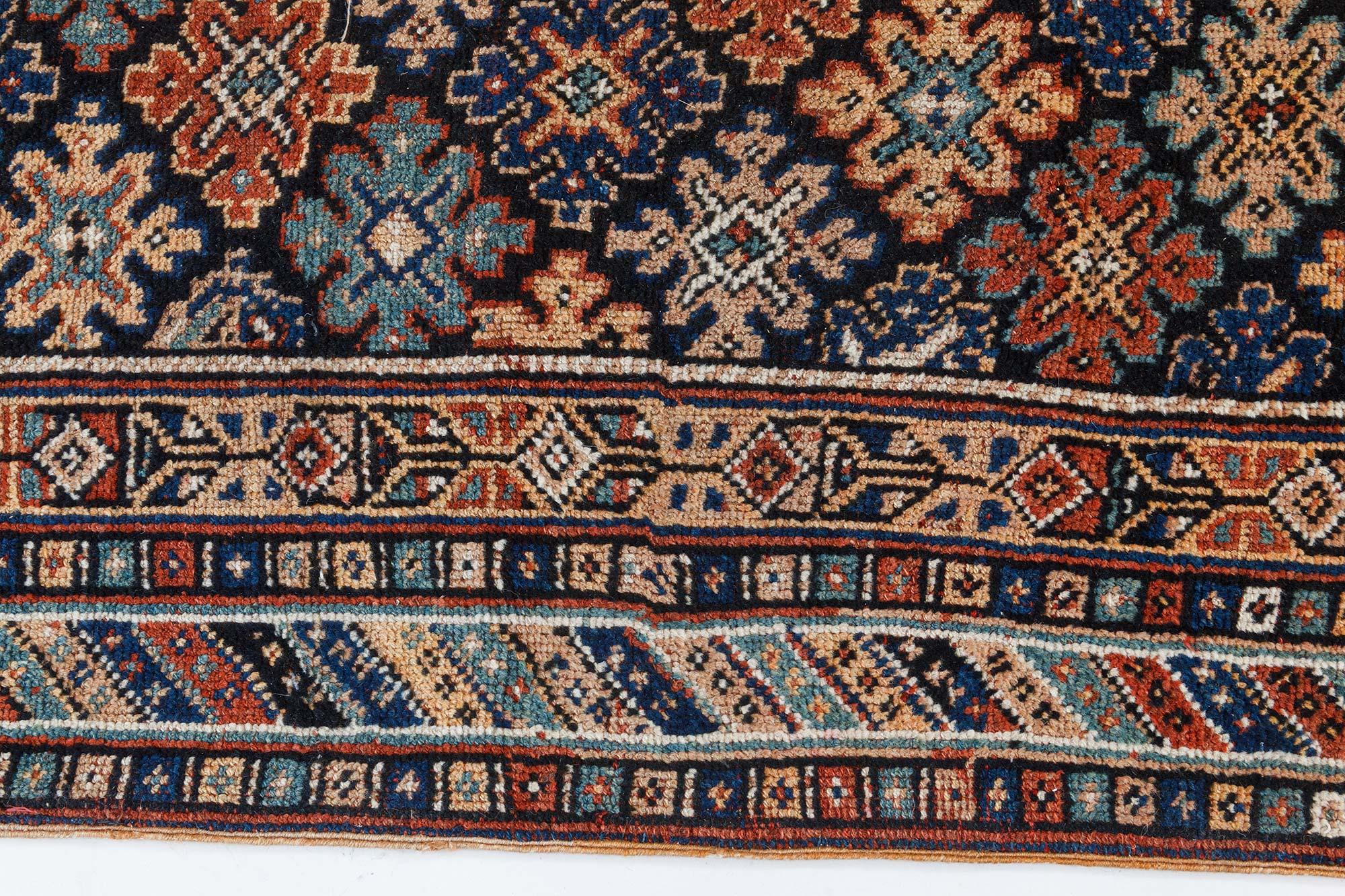 Early 20th Century Karabagh Handmade Wool Runner For Sale 1