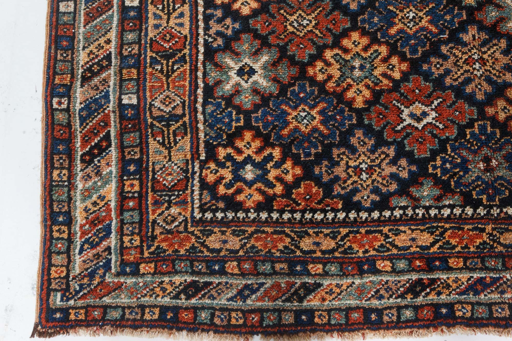 Early 20th Century Karabagh Handmade Wool Runner For Sale 2