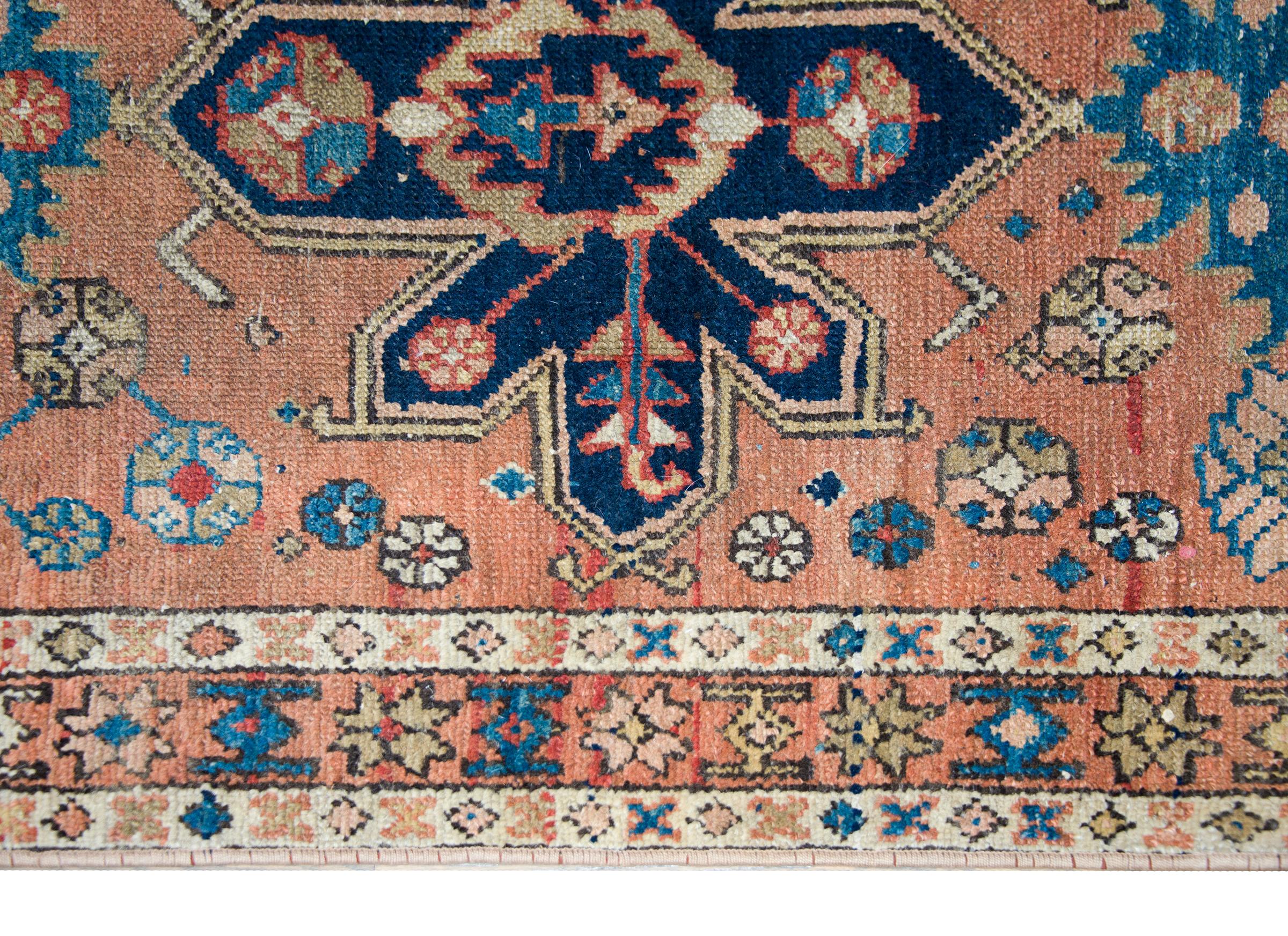 Persian Early 20th Century Karadja Rug For Sale