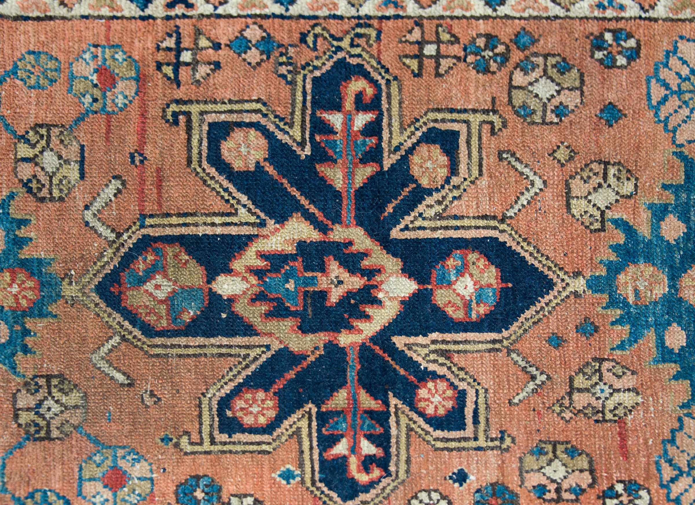 Hand-Knotted Early 20th Century Karadja Rug For Sale
