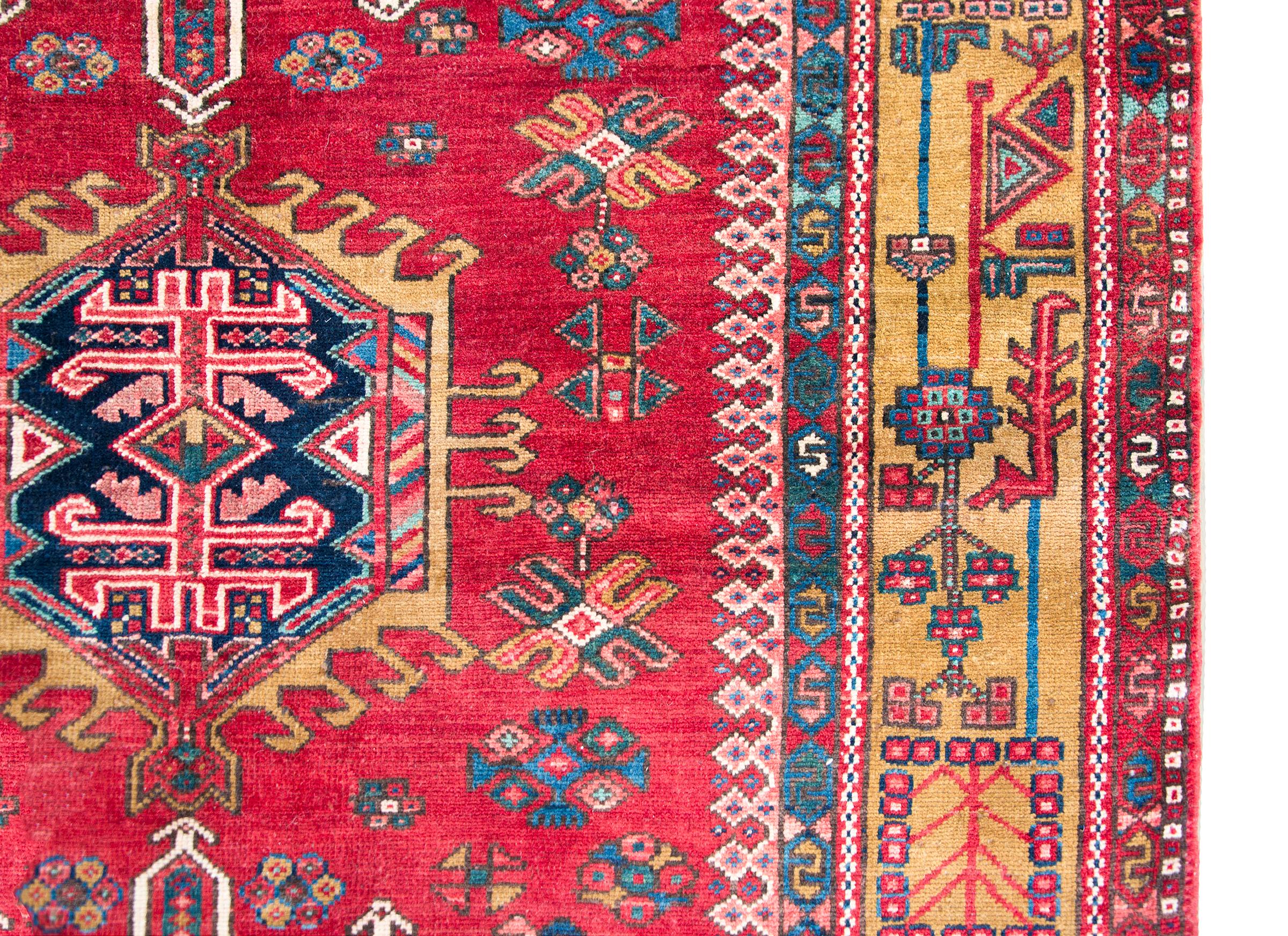 Hand-Knotted Early 20th Century Karaja Rug For Sale